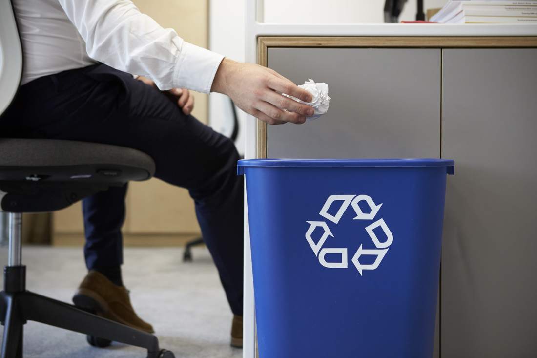 paper recycling bins